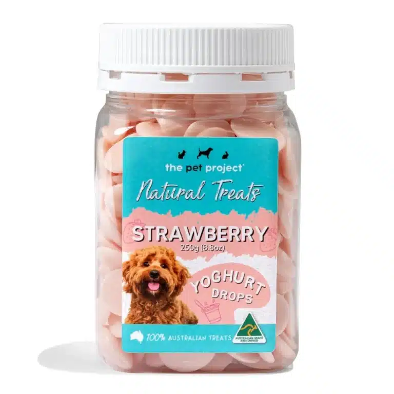 THE PET PROJECT YOGHURT DROPS - STRAWBERRY