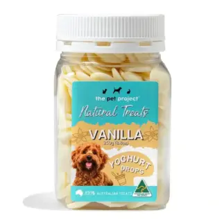 THE PET PROJECT YOGHURT DROPS - VANILLA 250G