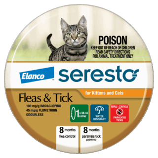 Seresto Flea & Tick Collar for Kittens And Cats - 1 Pack