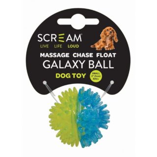Scream GALAXY BALL Loud Green/ Blue - Small 5cm