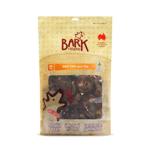 BARK & BEYOND Roo Tail Pcs 1KG