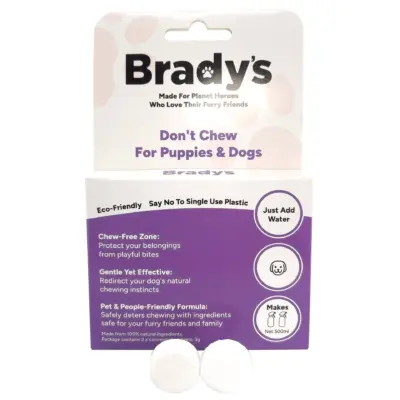 BRADYS DONT CHEW FOR PUPPIES & DOGS TABLETS - MAKES 500ML