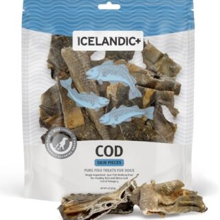Icelandic+ Cod Skin mixed pieces for dogs 227gm