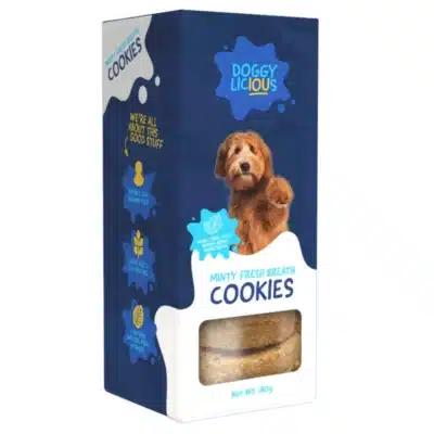 Doggylicious Minty Fresh Breath Cookies - 180g