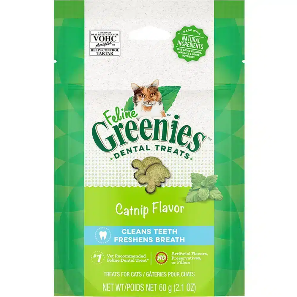 Greenies Feline Catnip Cat Dental Treats - 60g, 130g & 227g