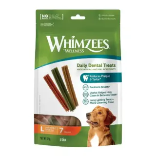 WHIMZEES STIX L VALUE BAG 7'S