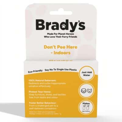 BRADYS DONT PEE HERE - INDOORS TABLETS - MAKES 500ML