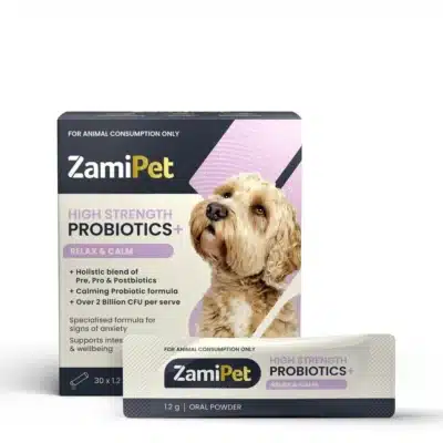 ZamiPet High Strength Probiotics+ Relax & Calm For Dogs - 1.2g x 30