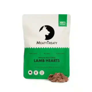 MEATY TREATY FREEZE DRIED LAMB HEARTS