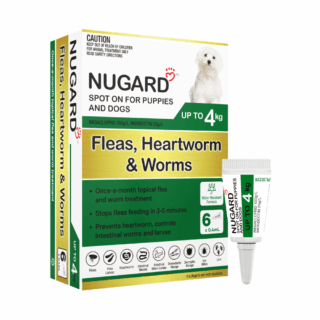 Nugard For Puppies and Toy Dogs Up to 4kg (Green)